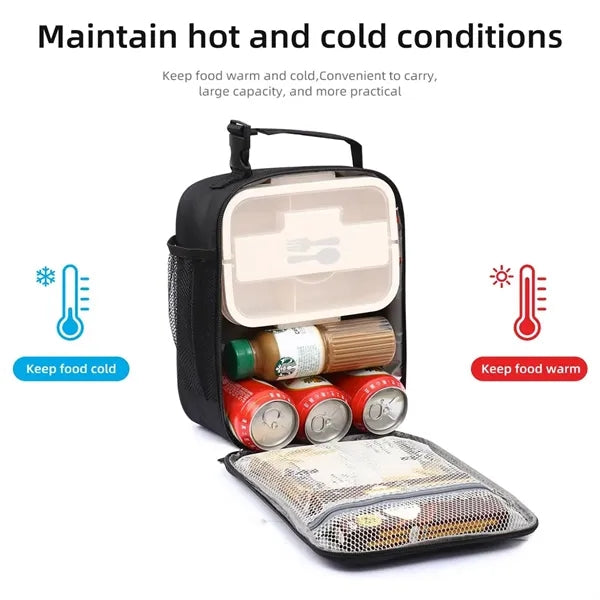 Insulated Cooler Lunch Bag Waterproof Work School Picnic