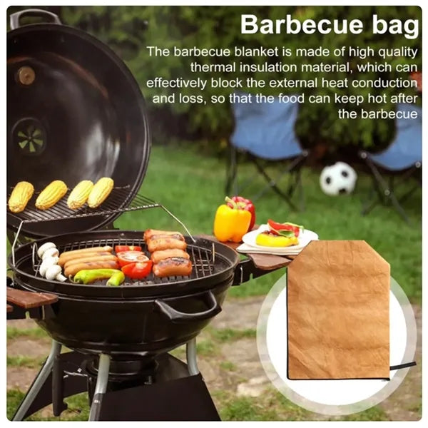 Insulated Thermal BBQ Food Delivery Bag Meat Resting Pouch
