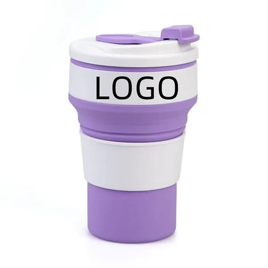 17oz Ounce Silicone Collapsible Water Cup