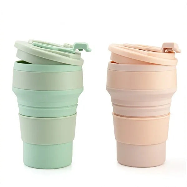 17oz Ounce Silicone Collapsible Water Cup