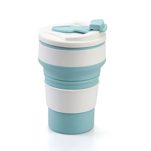 17oz Ounce Silicone Collapsible Water Cup