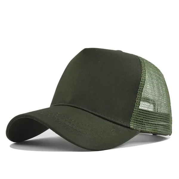 Hard Top 5 Panel Mesh Trucker Cap