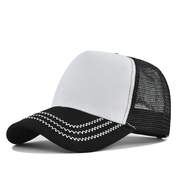 Hard Top 5 Panel Mesh Trucker Cap