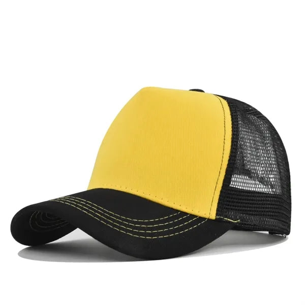 Hard Top 5 Panel Mesh Trucker Cap