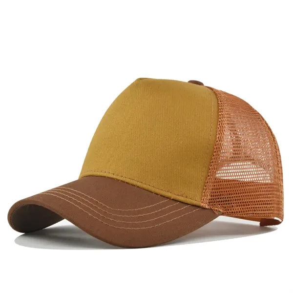 Hard Top 5 Panel Mesh Trucker Cap