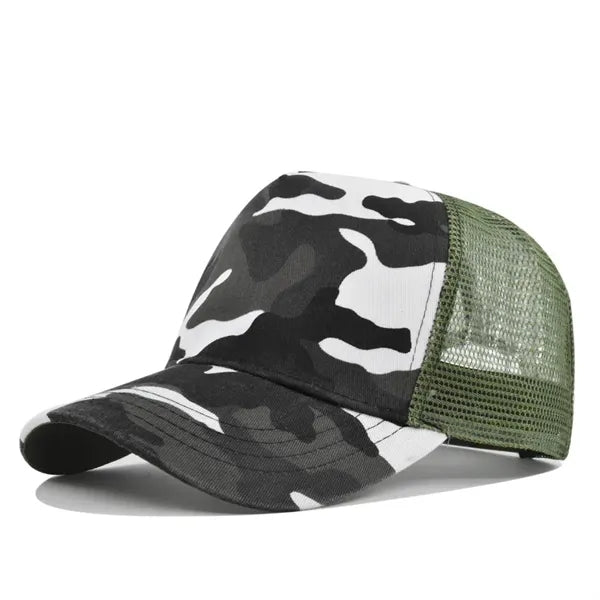 Hard Top 5 Panel Mesh Trucker Cap