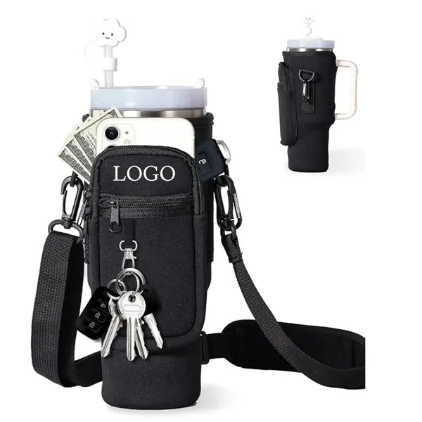 40 OZ Water Bottle Carrier Bag