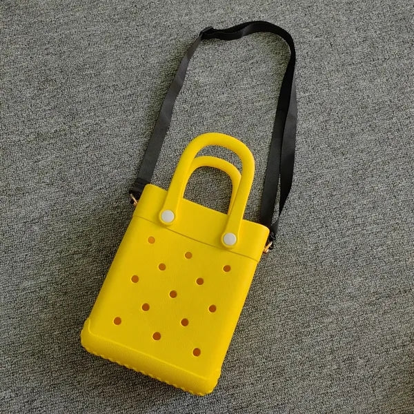 EVA Mini Beach Hollowed Handbag with Shoulder Strap