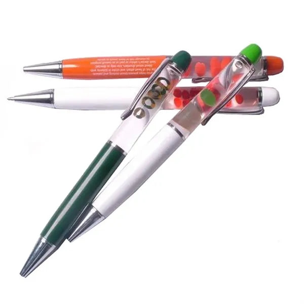 2D Floating Liquid Ballpoint Pen