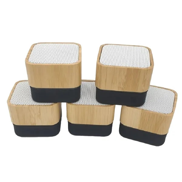 Eco-Friendly Bamboo Wireless Bluetooth Speaker Rechargeable