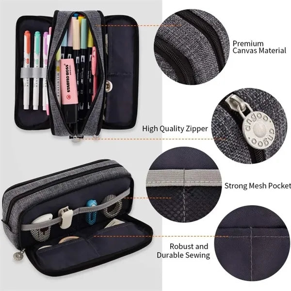 Canvas Pencil Pouch