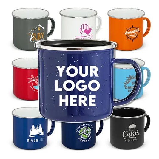 Printed Enamel Camping Mug