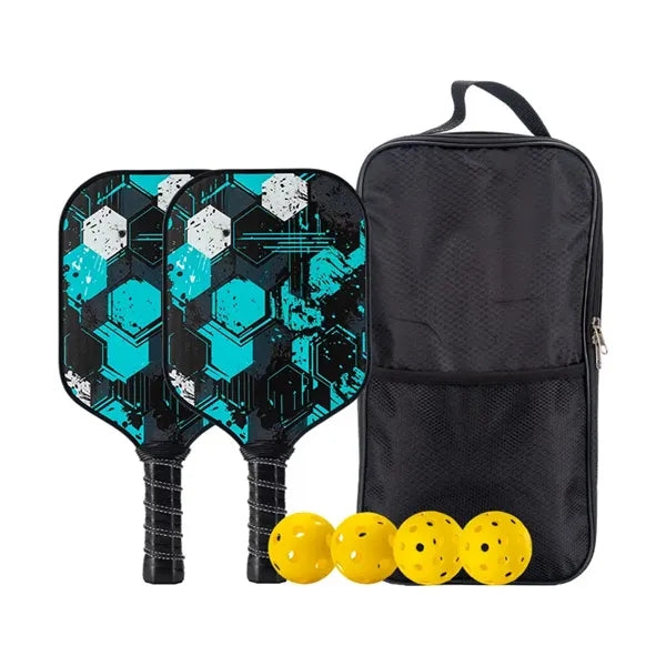 Fiberglass Pickleball Racket Paddle & Ball Set