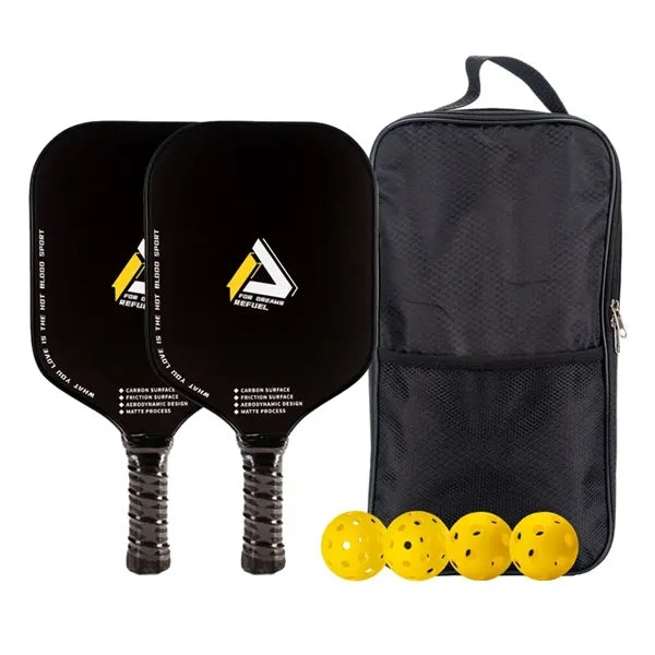 Fiberglass Pickleball Racket Paddle & Ball Set