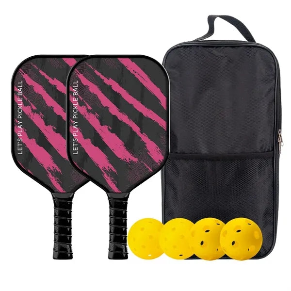 Fiberglass Pickleball Racket Paddle & Ball Set