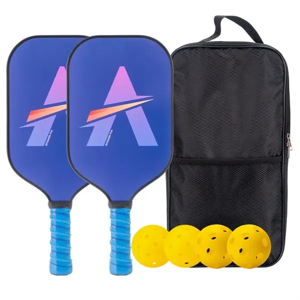 Fiberglass Pickleball Racket Paddle & Ball Set