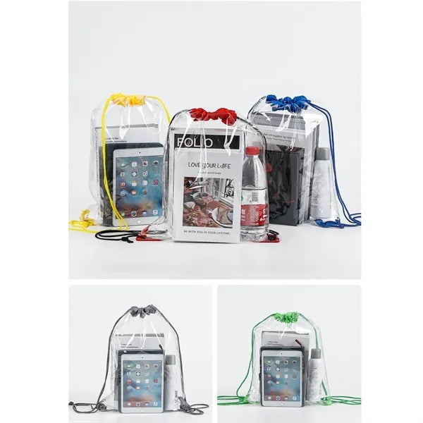 PVC Drawstring Bag
