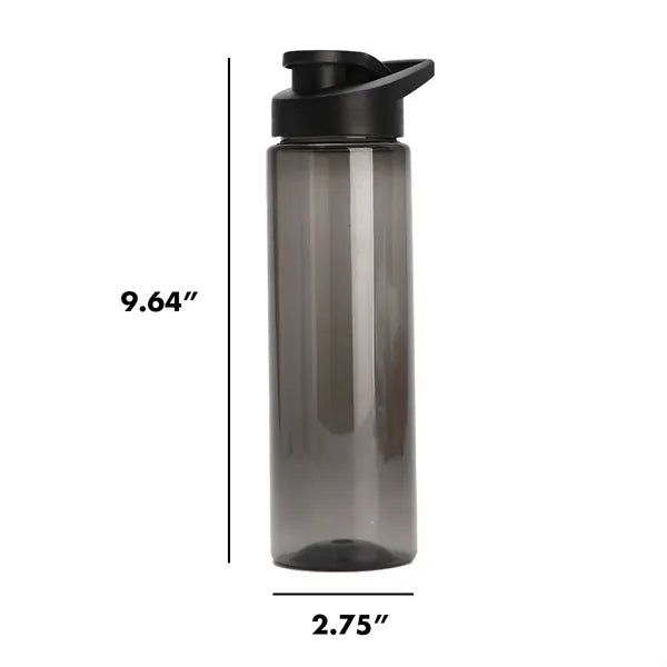 24 oz. Sports Plastic Water Bottle with Flip Lid BPA-Free