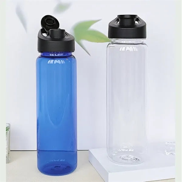 24 oz. Sports Plastic Water Bottle with Flip Lid BPA-Free
