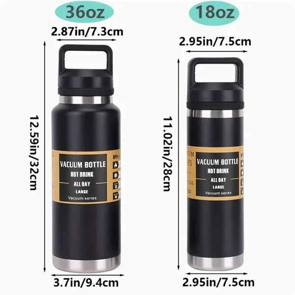 18 oz. Stainless Steel Insulated Water Bottle with Handle