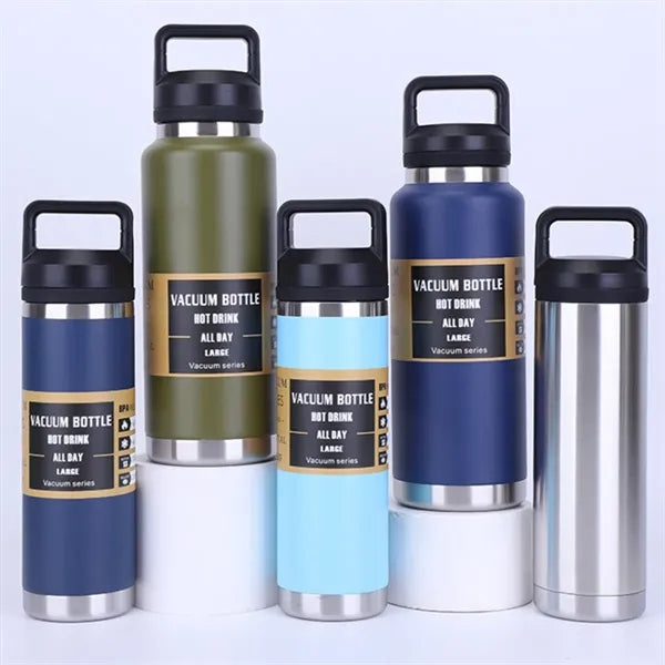 18 oz. Stainless Steel Insulated Water Bottle with Handle