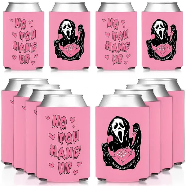 Halloween Can Cooler Full Color Imprint