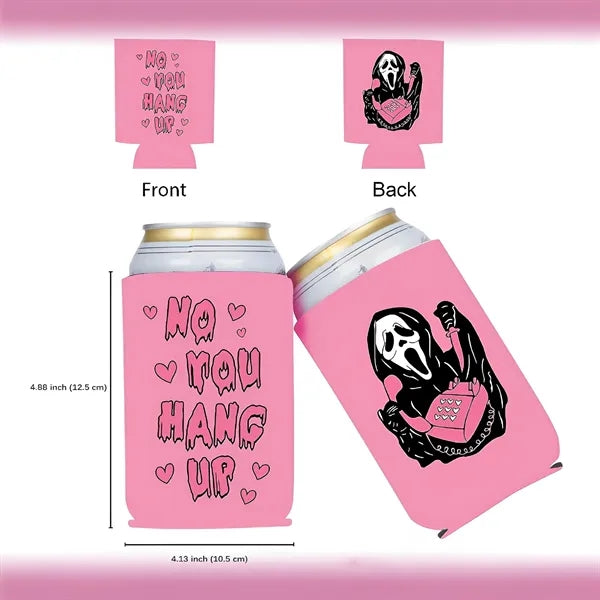 Halloween Can Cooler Full Color Imprint