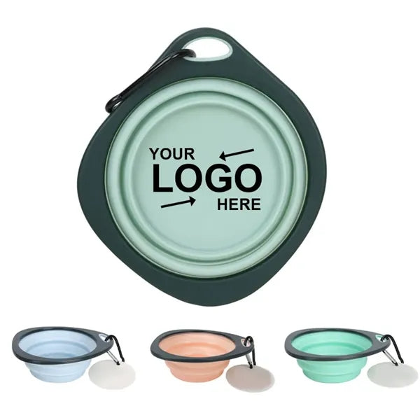 11 OZ. Full Color Pet Dog Bowl W/Carabiner