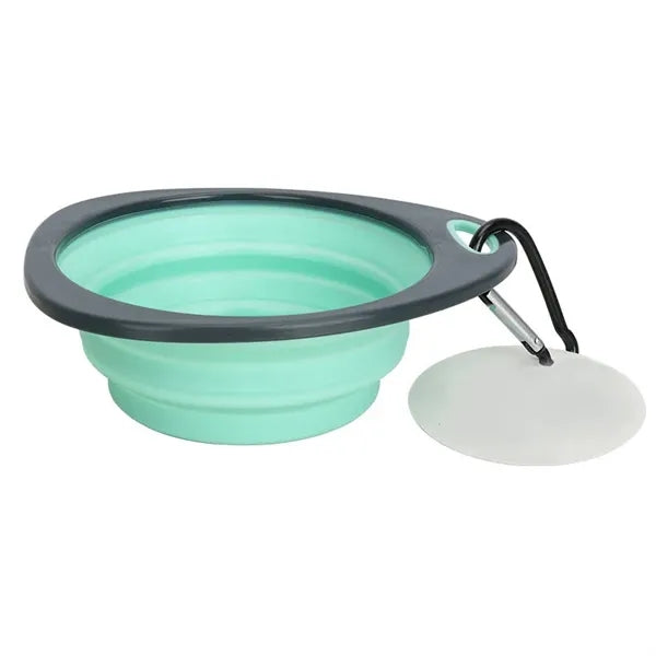 11 OZ. Full Color Pet Dog Bowl W/Carabiner