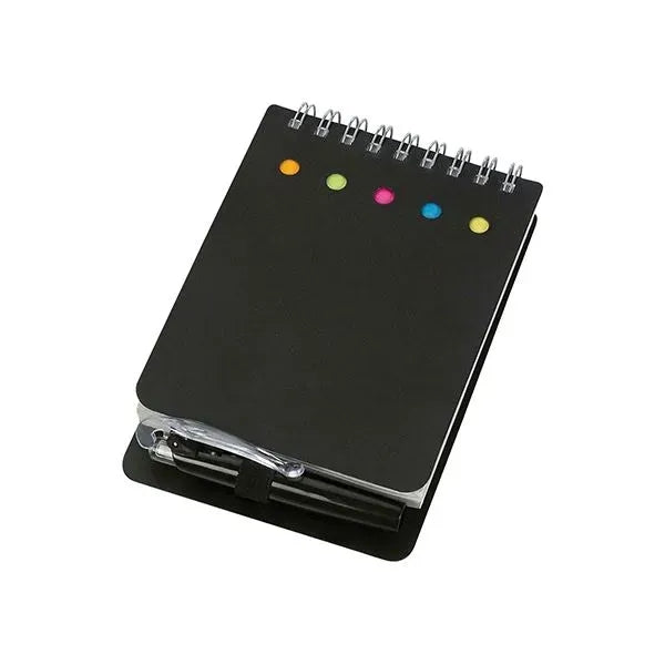 Spiral Jotter With Sticky Notes, Flags & Pen