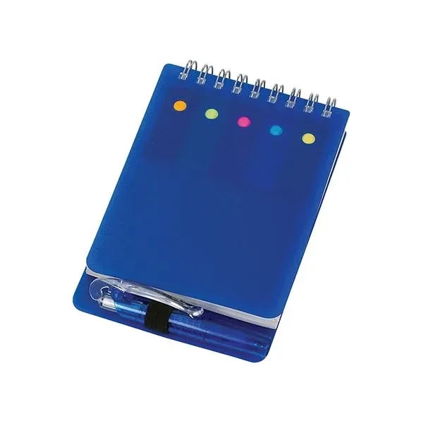 Spiral Jotter With Sticky Notes, Flags & Pen