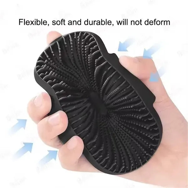 Handheld Soft Silicone Body Scrubber Shower Brush