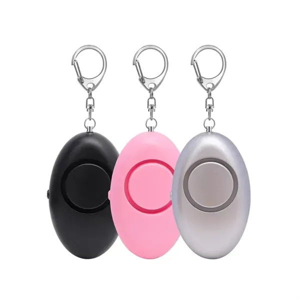 Soft-Touch LED Light & Alarm Key Chain