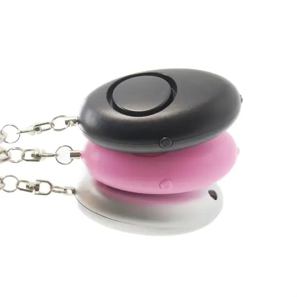 Soft-Touch LED Light & Alarm Key Chain