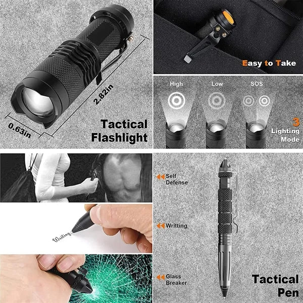 Multifunctional Camping Gadget Emergency Survival Kit
