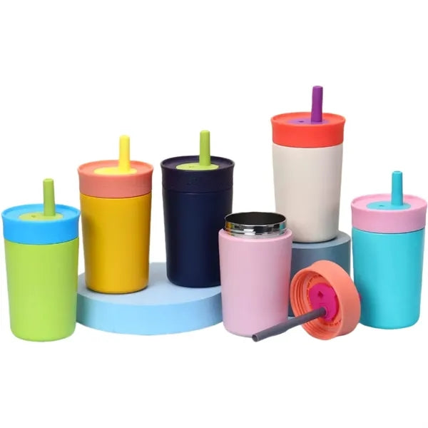 12 oz. straw thermos