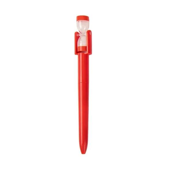 Ballpoint Twist Pen With Sand Clock Hourglass Timer