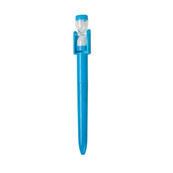 Ballpoint Twist Pen With Sand Clock Hourglass Timer