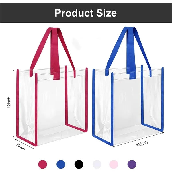 Clear Stadium Tote Bag