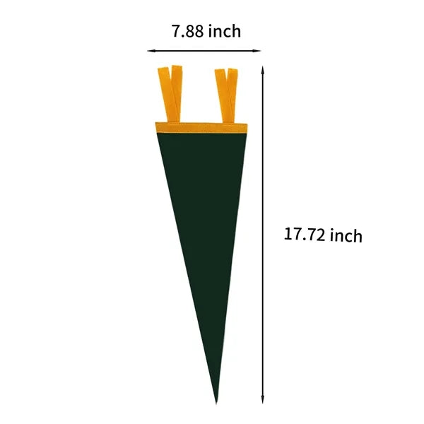 Full Color Triangle Felt Pennant Flags