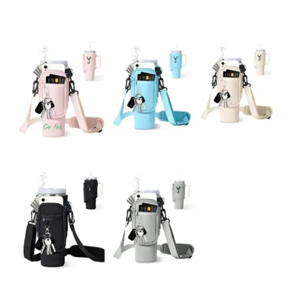Water Bottle Holder with Strap for 40oz