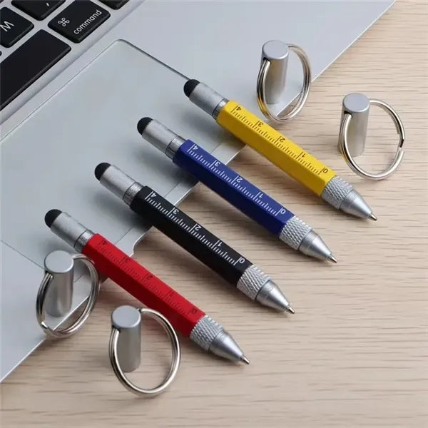 6 - in - 1 Multipurpose Stylus Twist Pen
