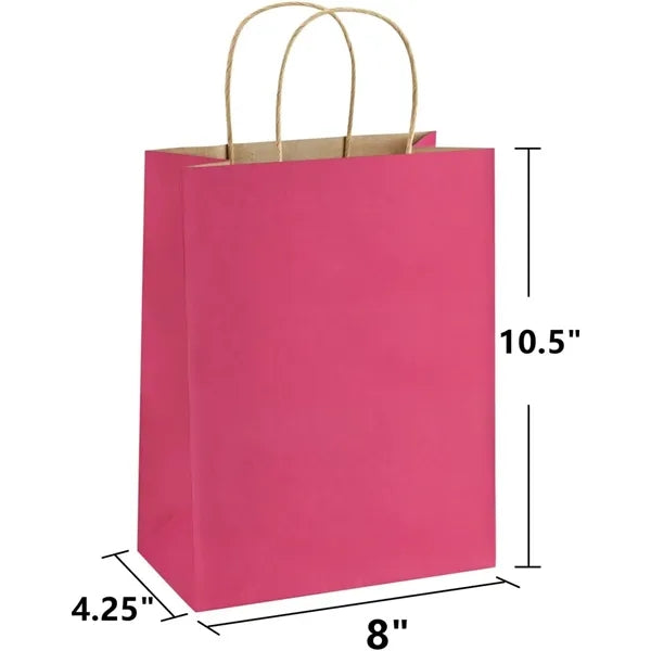 White Paper Euro Tote Bag W/ Cotton Rope Handles