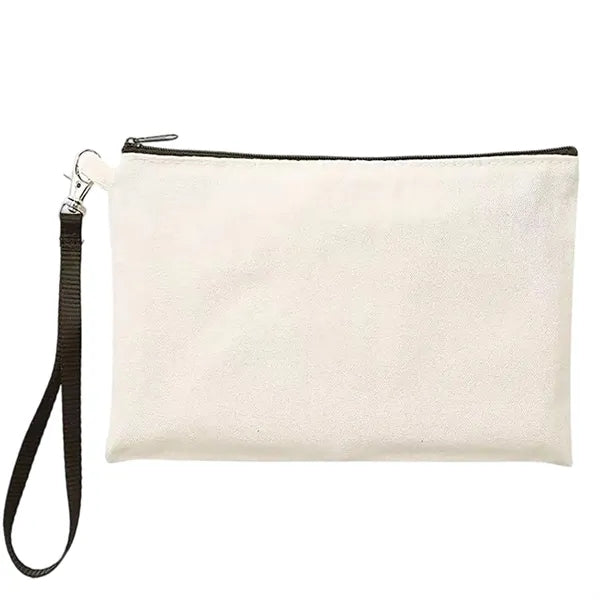 Canvas Zipper Storage Pencil Bag