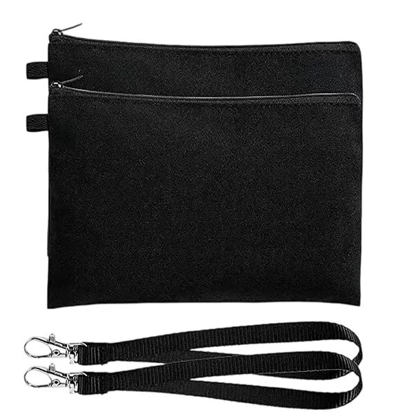 Canvas Zipper Storage Pencil Bag