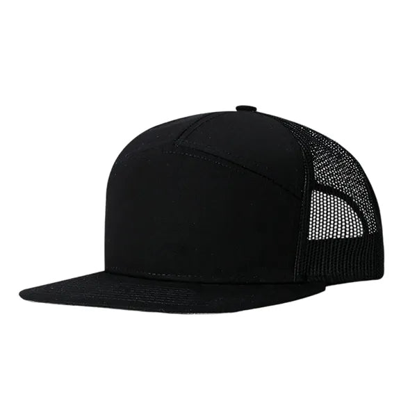 Adult Structured Flat Visor Snapback Cap