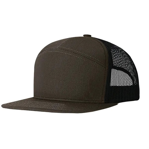 Adult Structured Flat Visor Snapback Cap
