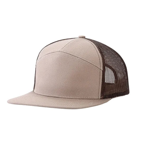 Adult Structured Flat Visor Snapback Cap