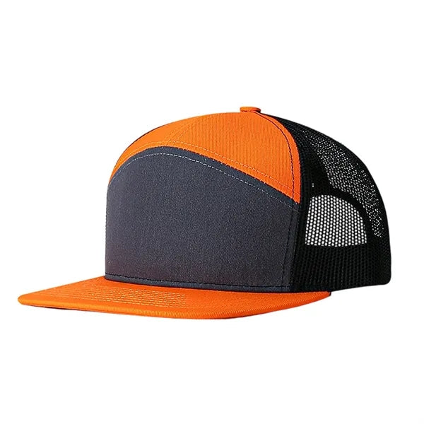 Adult Structured Flat Visor Snapback Cap
