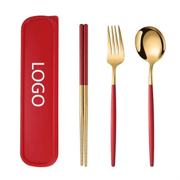 3-Piece Utensils With Case